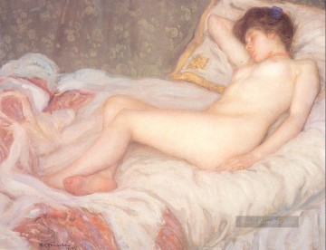  Nackt Werke - Schlaf Impressionist Nacktheit Frederick Carl Frieseke